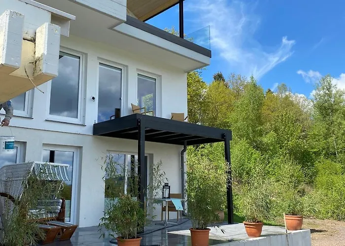 #2 Ommi Kese Sansibar Panorama Balkon Appartement Olpe bei Meschede